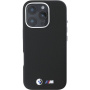 BMW M Kevlar Metal Logo калъф за iPhone 16 Pro Max - черен