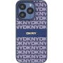 DKNY Repeat Pattern Tonal Stripe калъф за iPhone 14 Pro Max - тъмносин