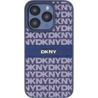 DKNY Repeat Pattern Tonal Stripe калъф за iPhone 14 Pro Max - тъмносин