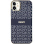 DKNY Repeat Pattern Tonal Stripe калъф с MagSafe за iPhone 11 - тъмносин