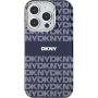 DKNY Repeat Pattern Tonal Stripe калъф с MagSafe за iPhone 13 Pro - тъмносин