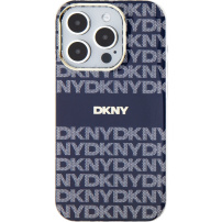 DKNY Repeat Pattern Tonal Stripe калъф с MagSafe за iPhone 13 Pro - тъмносин