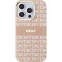 DKNY Repeat Pattern Tonal Stripe кейс с MagSafe за iPhone 13 Pro Max - розов