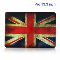 Защитен пластмасов калъф / кейс за Macbook Pro 13" A1278 - ретро знаме на Великобритания