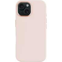 FIXED MagFlow силиконов кейс с MagSafe за iPhone 15 - розов