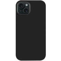 FIXED MagFlow силиконов кейс с MagSafe за iPhone 15 Plus - черен