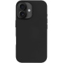 FIXED Силиконов калъф MagFlow с MagSafe за iPhone 16 - черен