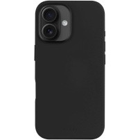 FIXED MagFlow Silicone Cover с MagSafe за iPhone 16 Plus - черен