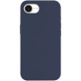 FIXED MagFlow силиконов кейс с MagSafe за iPhone 16e / 17e - тъмносин