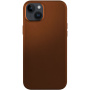 FIXED MagLeather кожен калъф с MagSafe за iPhone 14 - кафяв