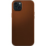FIXED MagLeather кожен кейс с MagSafe за iPhone 15 Plus - кафяв