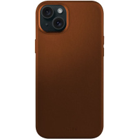 FIXED MagLeather кожен кейс с MagSafe за iPhone 15 Plus - кафяв