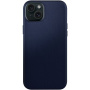 FIXED MagLeather кожен кейс с MagSafe за iPhone 15 Plus - тъмносин
