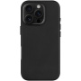 FIXED MagLeather Leather Cover с MagSafe за iPhone 16 Pro - черен