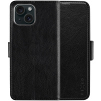 FIXED Opus флип калъф за iPhone 15 - черно