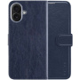 FIXED Калъф Opus flip case за iPhone 16 Plus - тъмно син