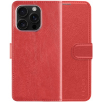 FIXED Калъф Opus flip case за iPhone 16 Pro Max - червен
