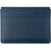FIXED Oxford кожен калъф за MacBook Pro 14" (A2442 / A2779 / A2918 / A2992 / A3112 / A3185 / A3401) - тъмносиня