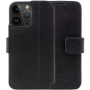 FIXED ProFit кожен флип калъф за iPhone 14 Pro Max - черно