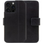 FIXED Кожен флип калъф ProFit за iPhone 16 Pro Max - черен