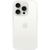 FIXED Slim Anti-UV прозрачен кейс за iPhone 15 Pro - прозрачен