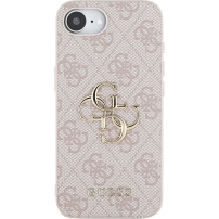 Guess 4G Metal Logo калъф за iPhone 16e / 17e - розов