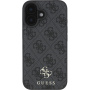 Guess 4G Small Metal Logo Cover с MagSafe за iPhone 16 - Сив