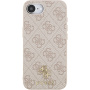 Guess 4G Small Metal Logo калъф с MagSafe за iPhone 16e / 17e - розов