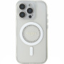 Guess Капак IML Rhinestones Ring с MagSafe за iPhone 16 Pro - прозрачен