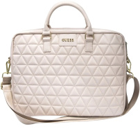 Guess Quilted чанта за MacBook до 16" - розова