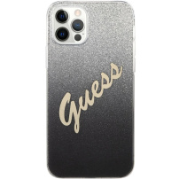 Guess Vintage заден кейс за iPhone 12 Pro Max - черен