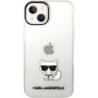 Karl Lagerfeld Choupette Logo кейс за iPhone 14 Plus - прозрачен