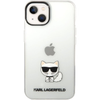 Karl Lagerfeld Choupette Logo кейс за iPhone 14 Plus - прозрачен