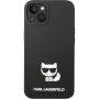 Karl Lagerfeld Choupette силиконов кейс за iPhone 14 Plus - черен