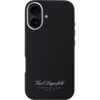 Karl Lagerfeld Капак Hotel RSG за iPhone 16 - черен