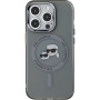 Karl Lagerfeld IML K&CH Heads Metal Frame кейс с MagSafe за iPhone 15 Pro Max - черен