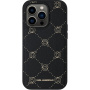 Калъф Karl Lagerfeld Karl Heads Pattern с MagSafe за iPhone 14 Pro Max - черен