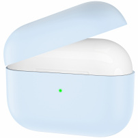 Силиконов калъф за AirPods 3 - светло син