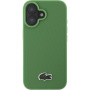 Lacoste Iconic Petit Pique Woven Logo Cover с MagSafe за iPhone 16 - зелен