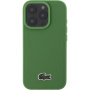 Lacoste Iconic Petit Pique Woven Logo Cover с MagSafe за iPhone 16 Pro Max - зелен