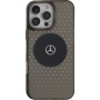 Mercedes Калъф Star Pattern с MagSafe за iPhone 16 Pro - сив
