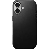 Nomad Кожен калъф Modern Leather с MagSafe за iPhone 16 Plus - черен