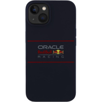 Oracle Red Bull Racing Horizontal Logo case с MagSafe за iPhone 14 - тъмно син