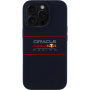 Oracle Red Bull Racing Horizontal Logo cover с MagSafe за iPhone 15 Pro - тъмно син