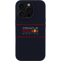Oracle Red Bull Racing Horizontal Logo cover с MagSafe за iPhone 15 Pro - тъмно син