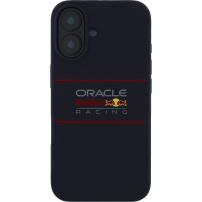 Oracle Red Bull Racing Хоризонтален лого капак с MagSafe за iPhone 16 Plus - тъмно син