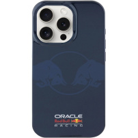Oracle Red Bull Racing Кейс Two Bulls с MagSafe за iPhone 16 Pro - тъмно син