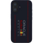 Oracle Red Bull Racing Силиконов кейс Vertical Logo с MagSafe за iPhone 16 - тъмно син