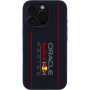 Oracle Red Bull Racing Силиконов кейс Vertical Logo с MagSafe за iPhone 16 Pro Max - тъмно син