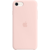 Оригинален Apple силиконов кейс за iPhone 7 / 8 / SE (2020/2022) - тебеширено розов